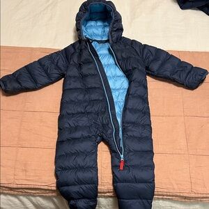L.L. Bean Dark Blue Kids One Piece Footie